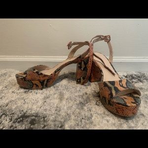 Snake Skin Heels